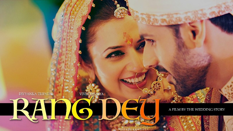 rang dey song lyrics, rang dey divyanka vivek wedding song, rang dey wedding song lyrics